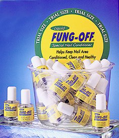 Fung Off nail conditioner retail display